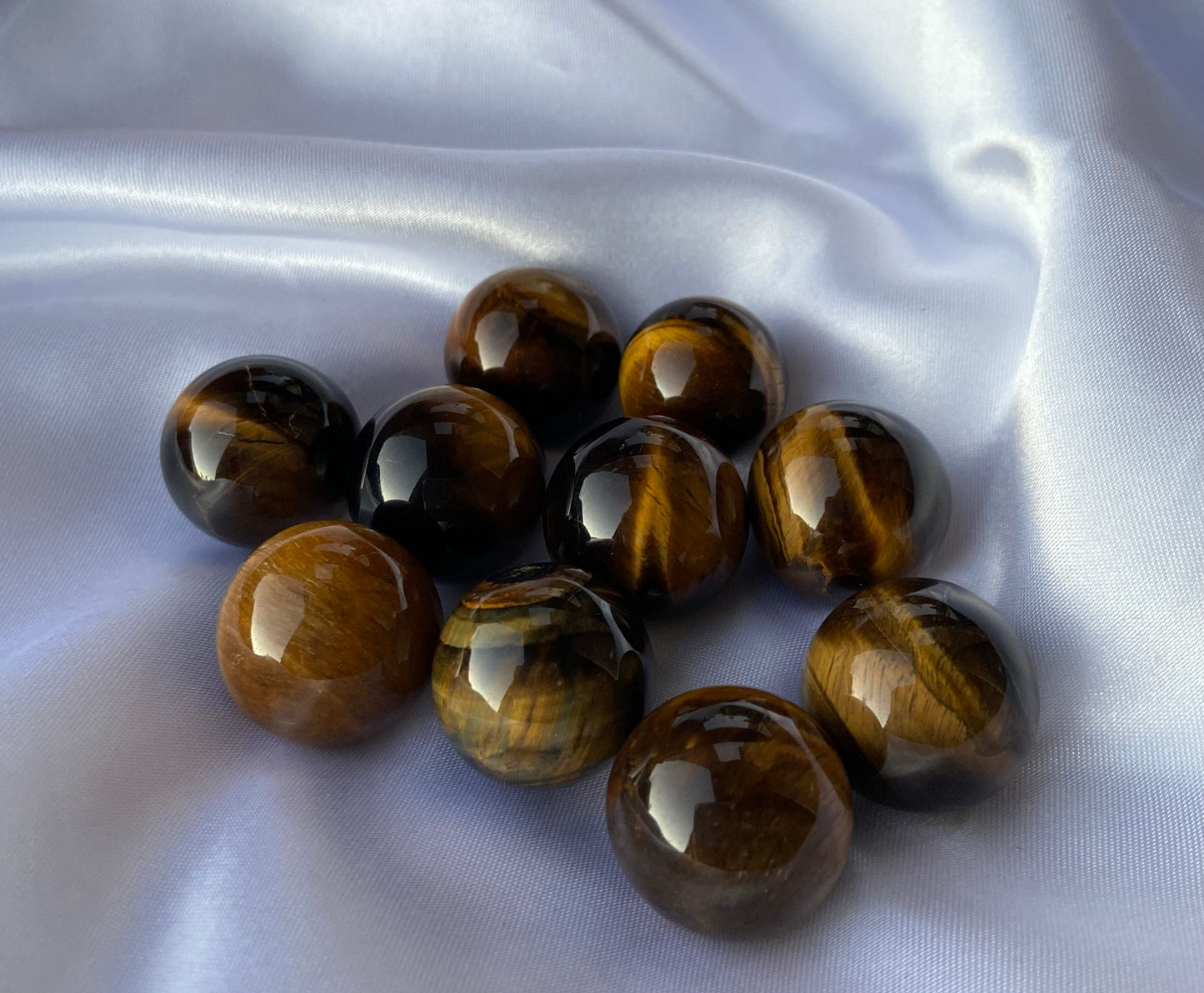 Tiger eye sphere