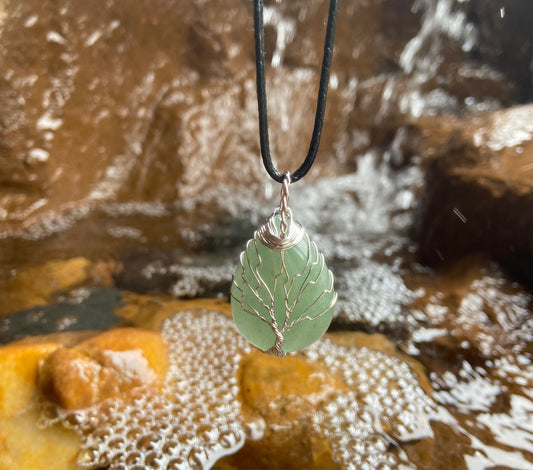 Aventurine tree of life